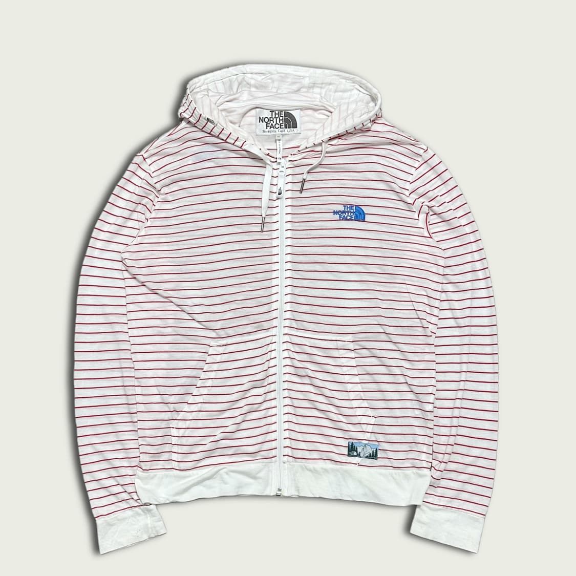 화이트라벨 핀 스트라이프 후드집업 상품이미지2