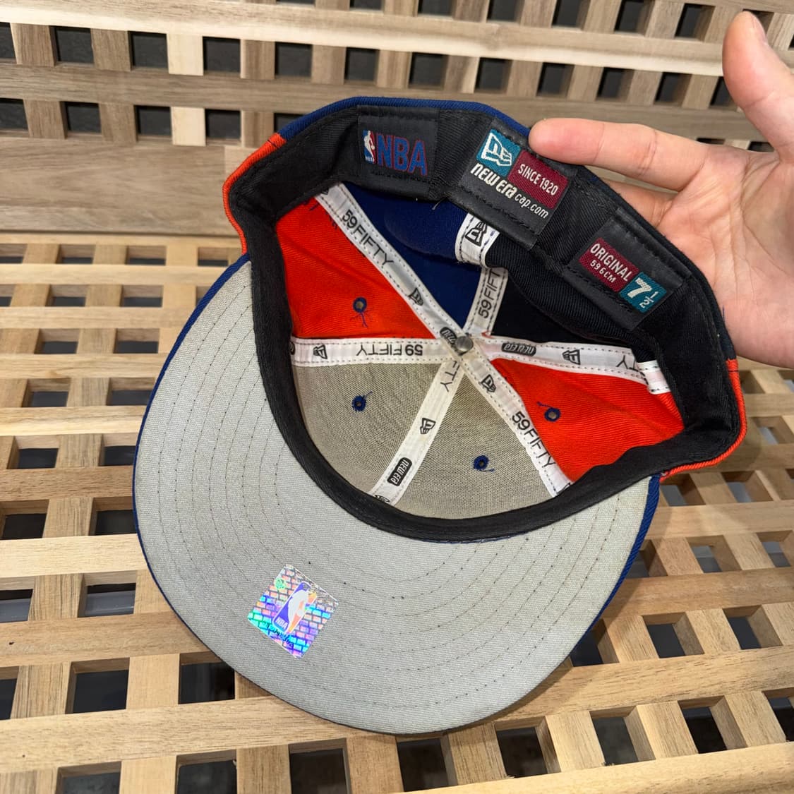 뉴에라 59fifty 뉴욕 닉스 큐빅 스터드 캡 made in USA   상품이미지4