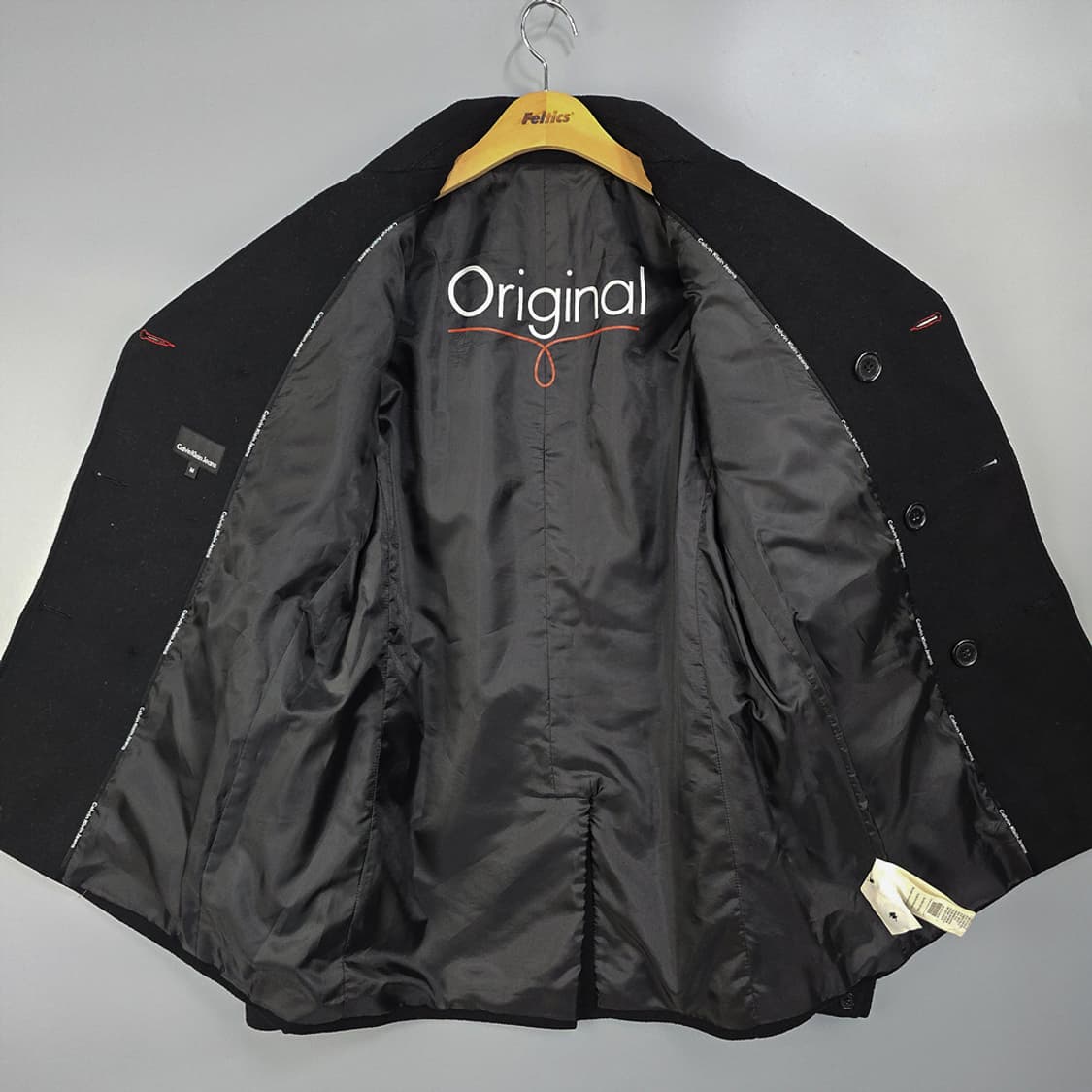 캘빈클라인 울캐시미어 피코트 M 상품이미지6