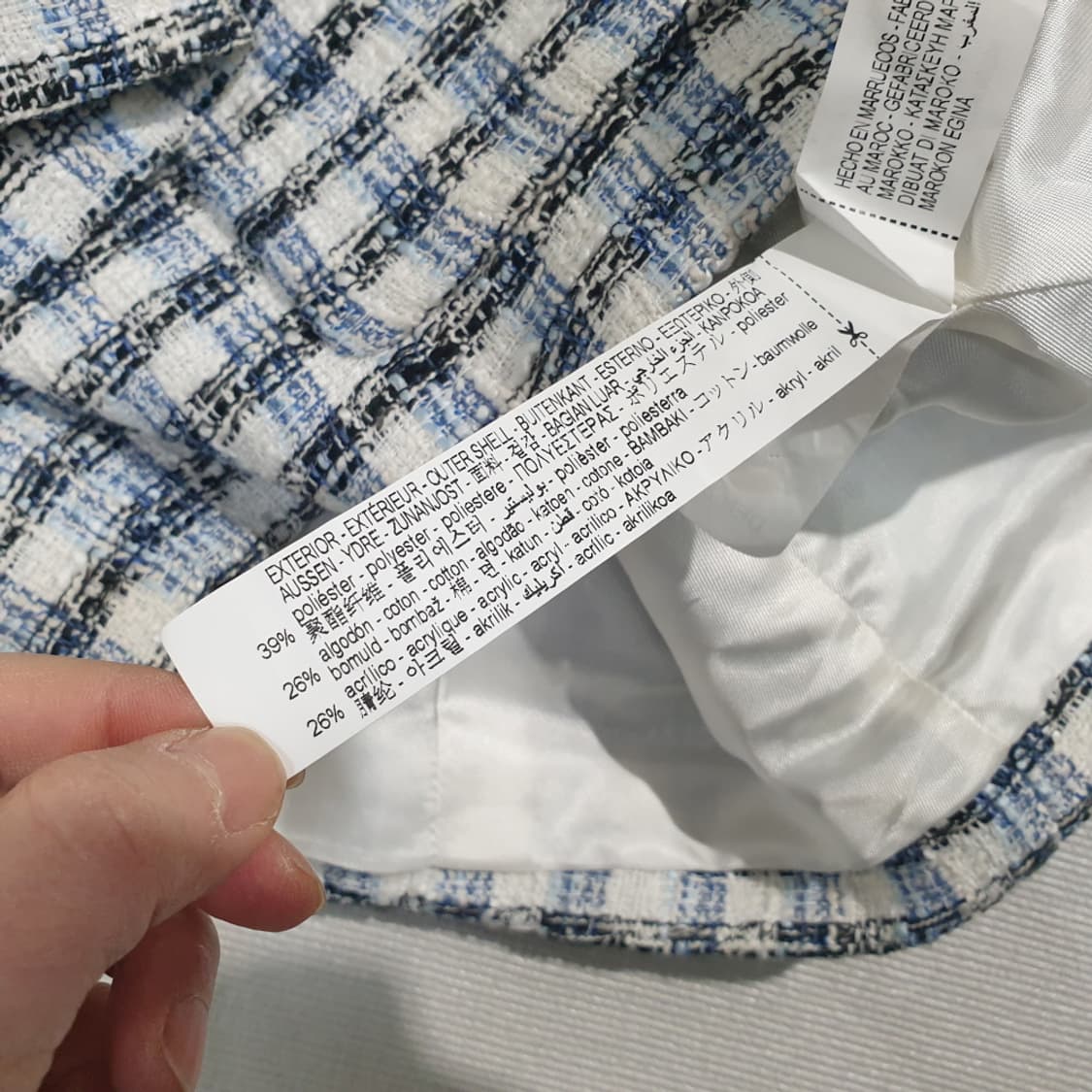 ZARA 자라 크롭 트위드자켓 S 상품이미지7