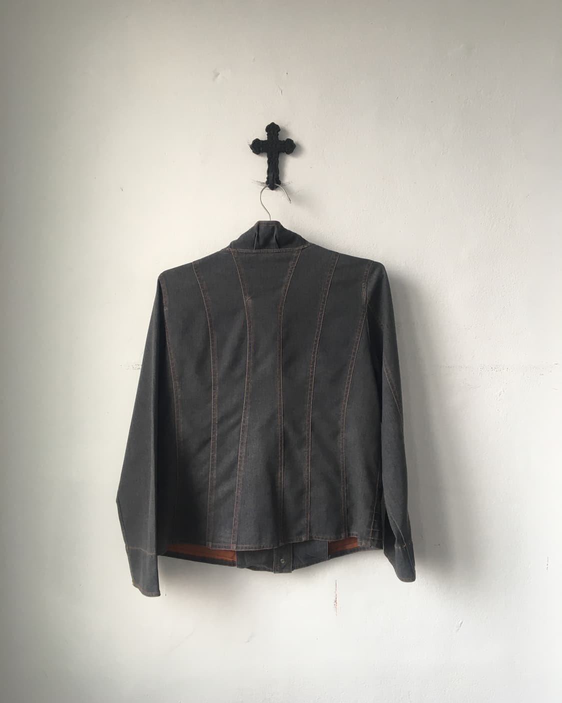 Line detail high neck jacket 상품이미지3