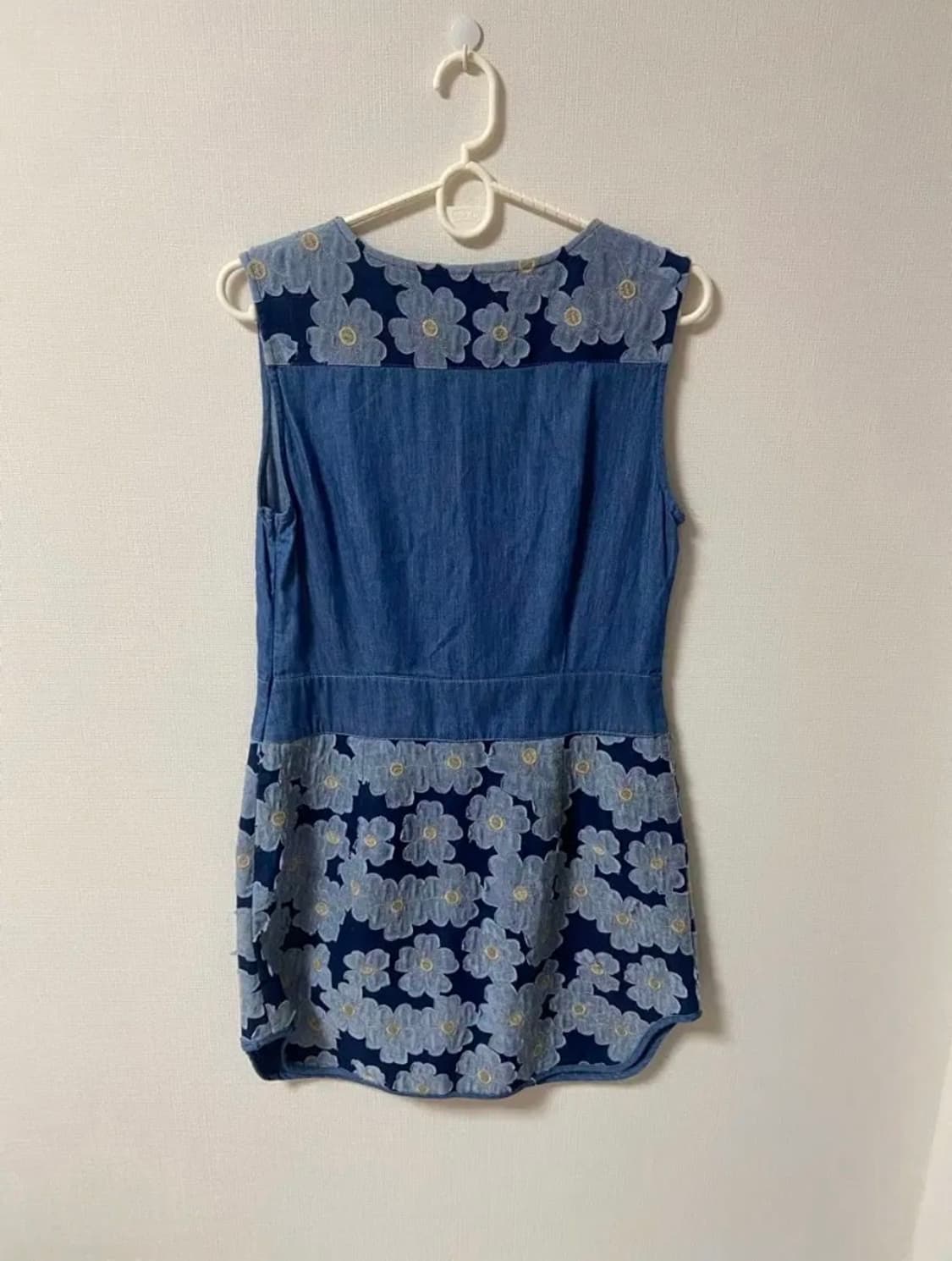 빈티지 모리걸 하구미 꽃 민소매 원피스 상품이미지4