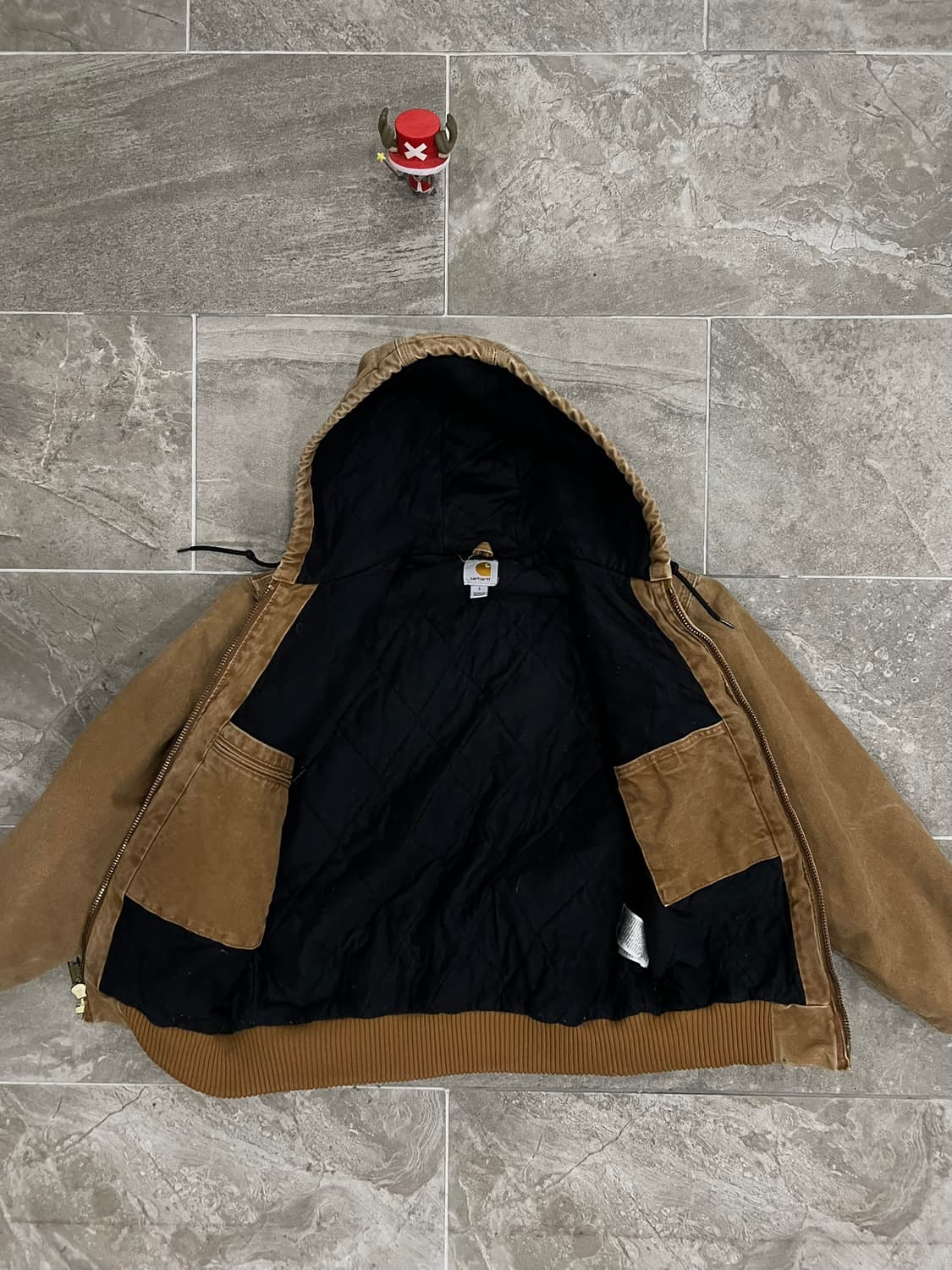 (S)칼하트 덕 액티브 후드자켓 J130 211(BRN) 칼하트브라운 상품이미지3