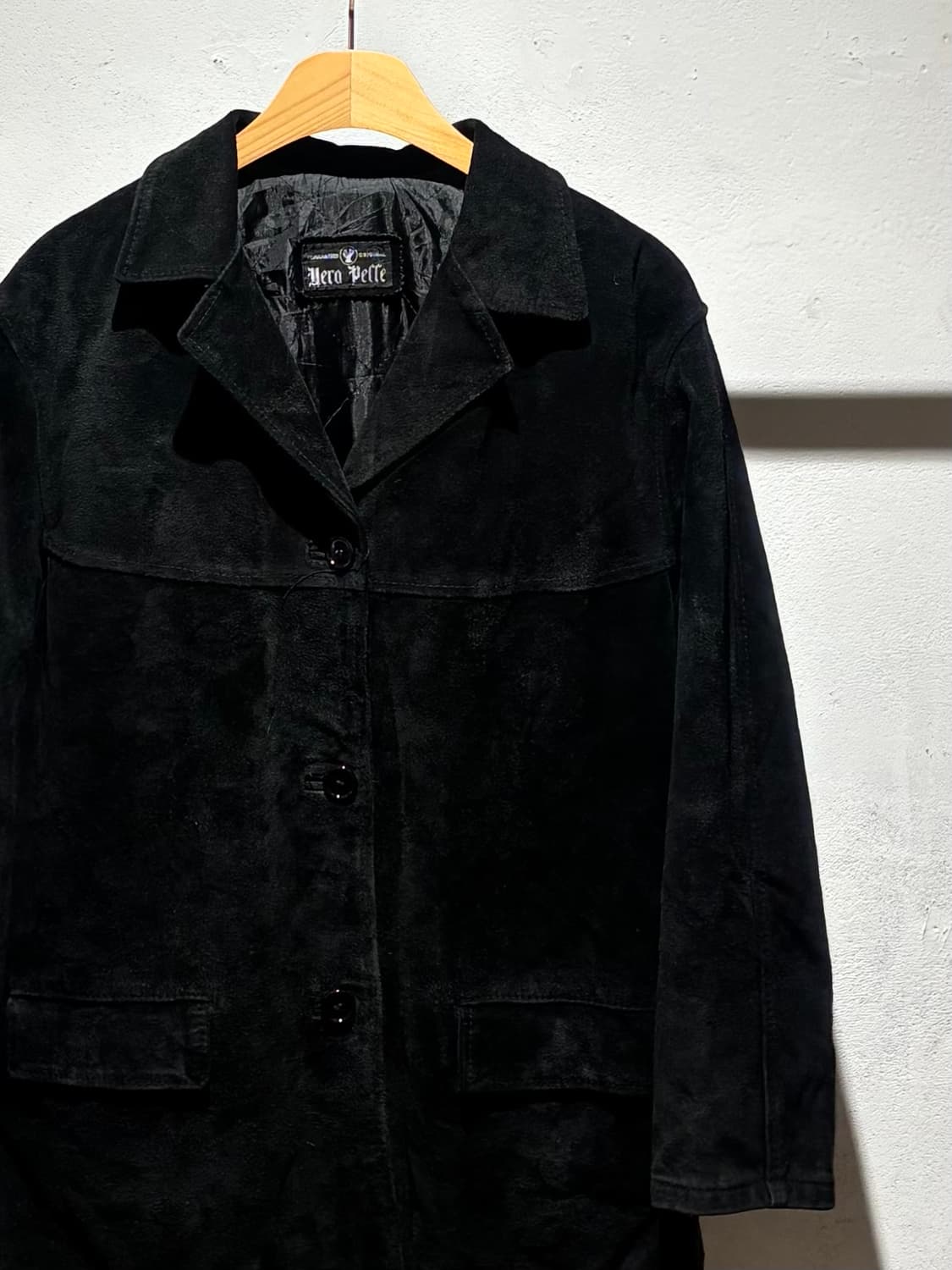 80–90’s Real Leather Car Coat 상품이미지2