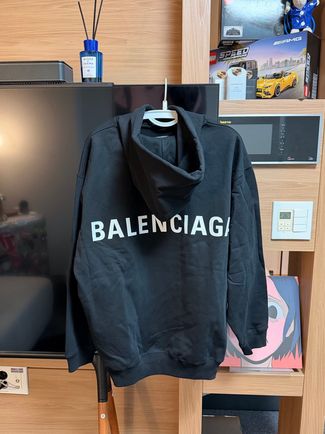 정품 발렌시아가 후드 M 상품이미지1