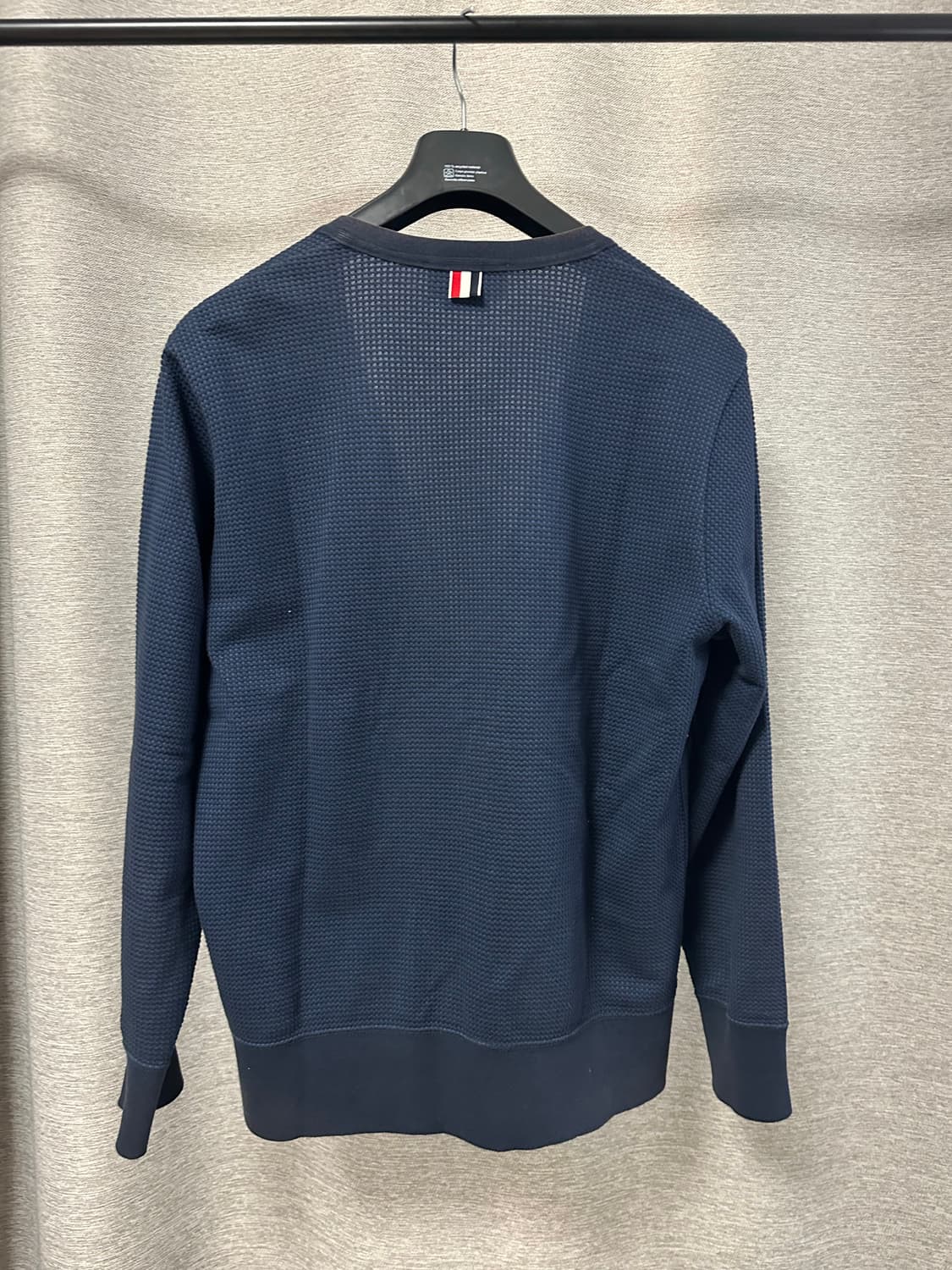 (3) 톰브라운 히든탭 코튼 가디건 네이비 상품이미지2