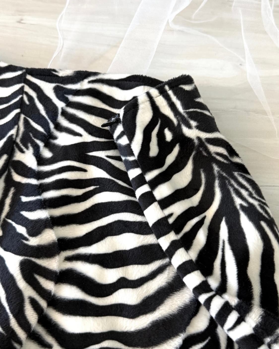 Zebra patterned mini skirt  상품이미지8