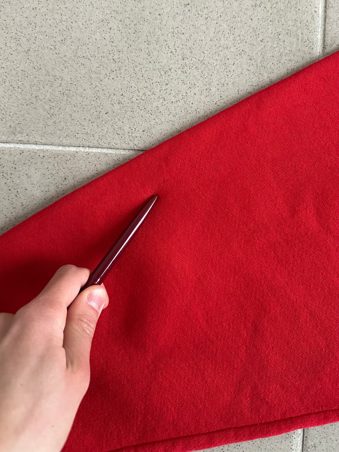 90s 빈티지 러셀 후드 레드 XL USA 상품이미지8