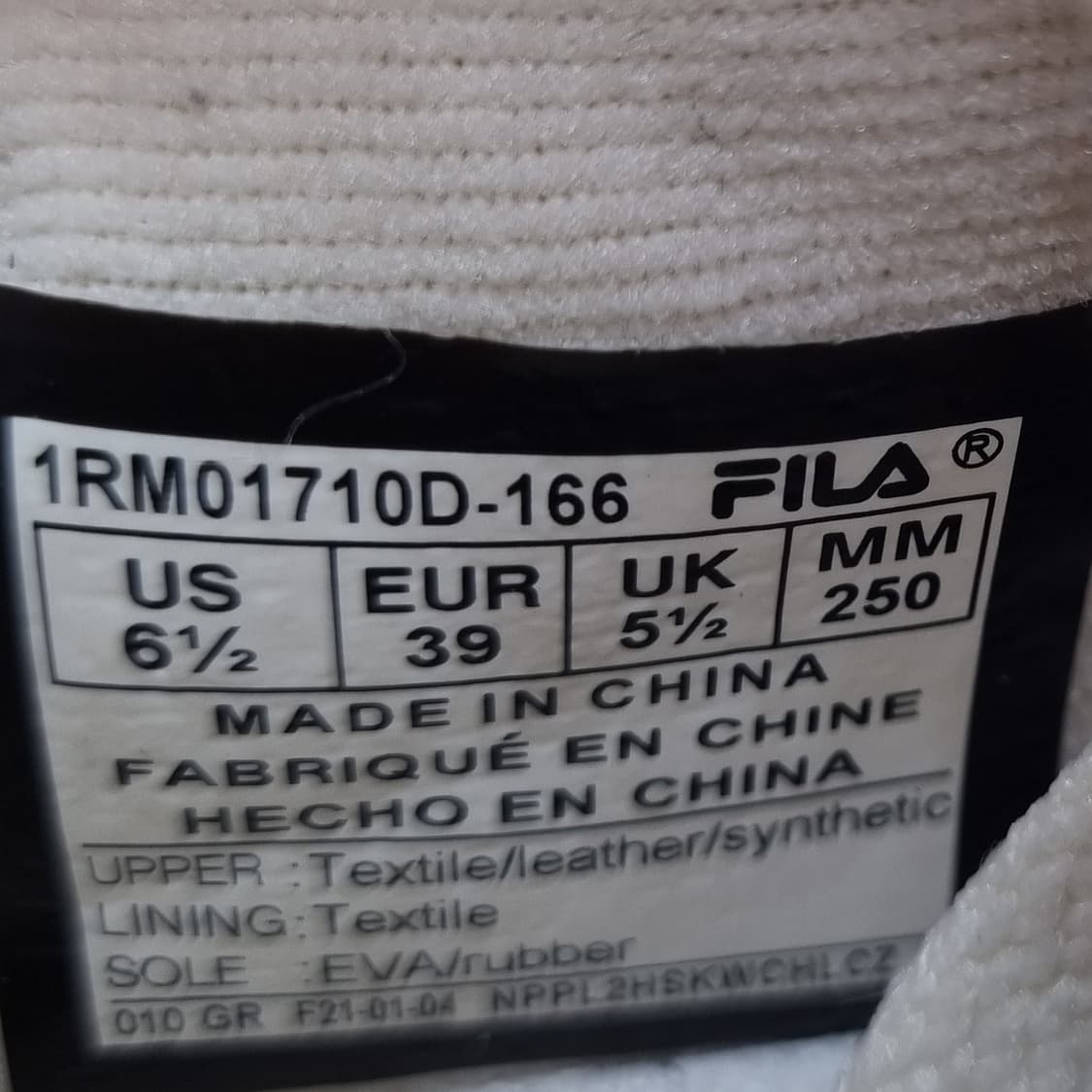 휠라 트라이벌 레이스 운동화250  상품이미지6