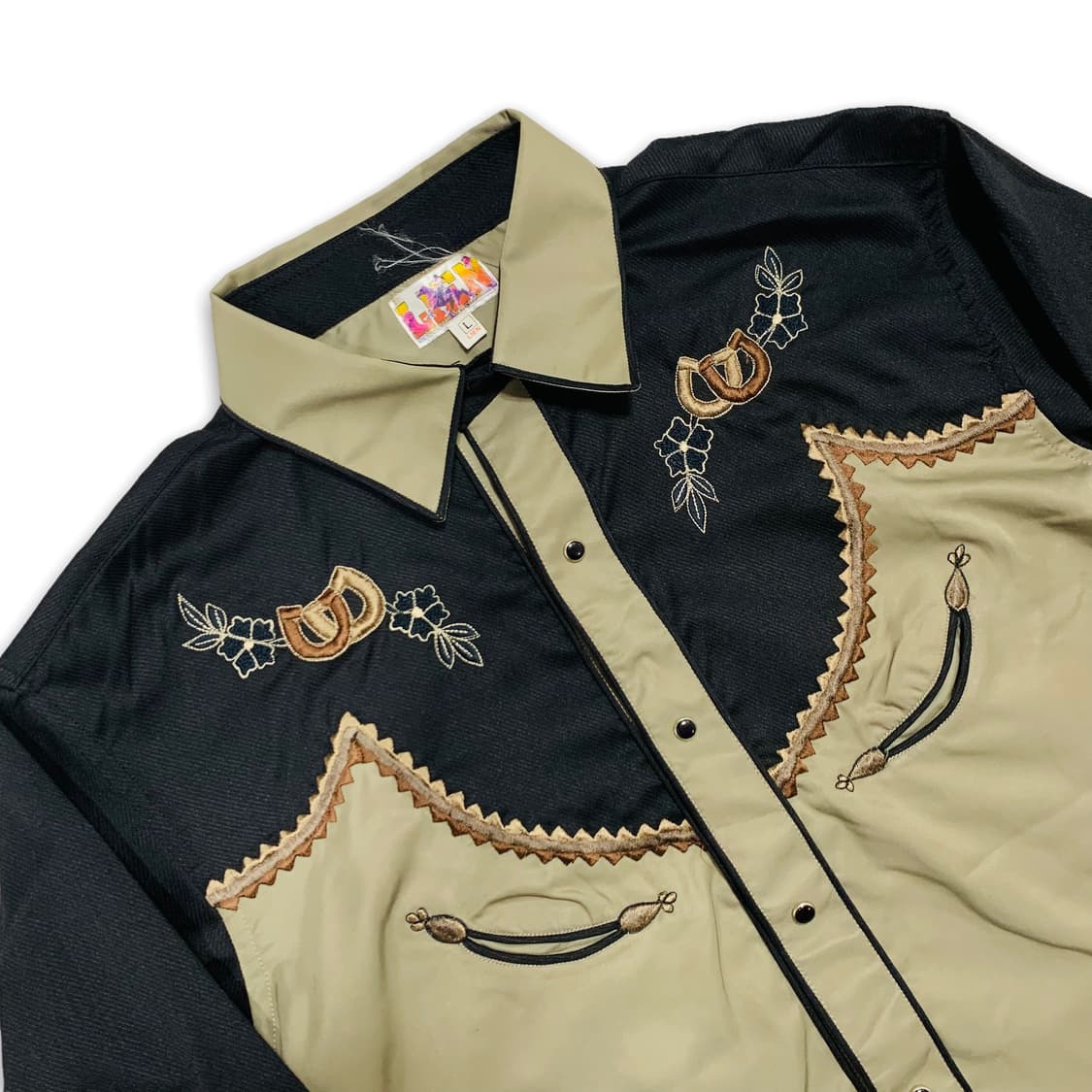 말 발굽 자수 웨스턴 긴팔 셔츠 상품이미지3