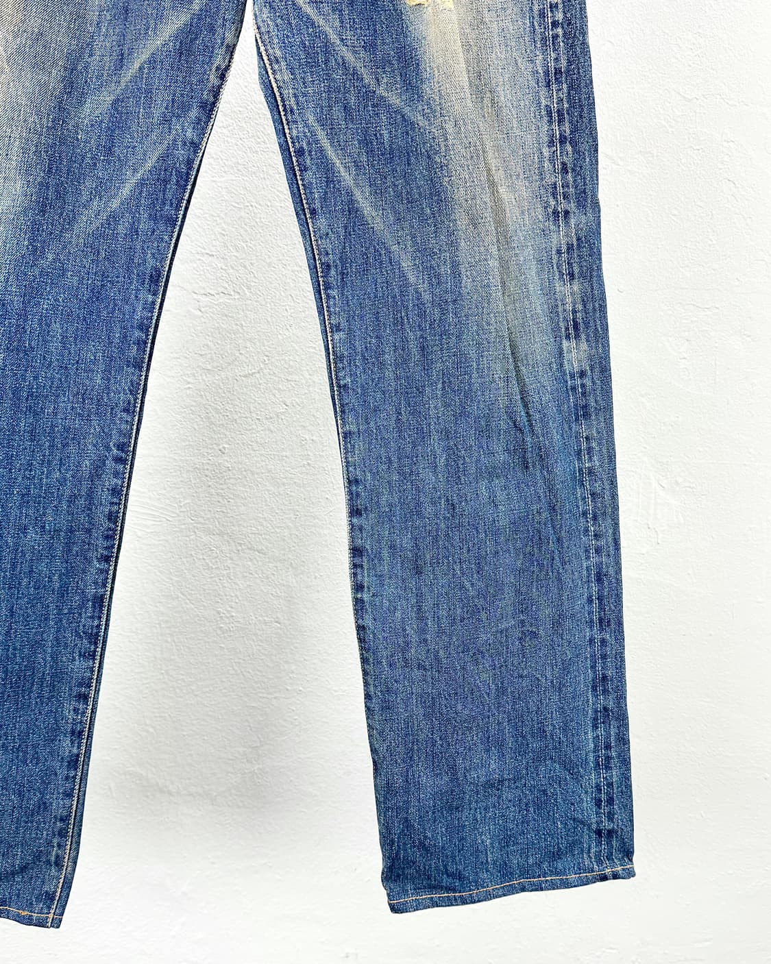 리바이스 502-xx 빅 E 디스트레스드 재팬기 와이드 데님 팬츠 상품이미지5