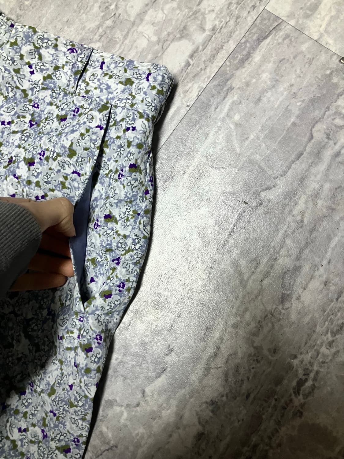 Gu 하구미모리걸 달천깔페어리 할메카지 플라워 버뮤다와이드팬츠 상품이미지2