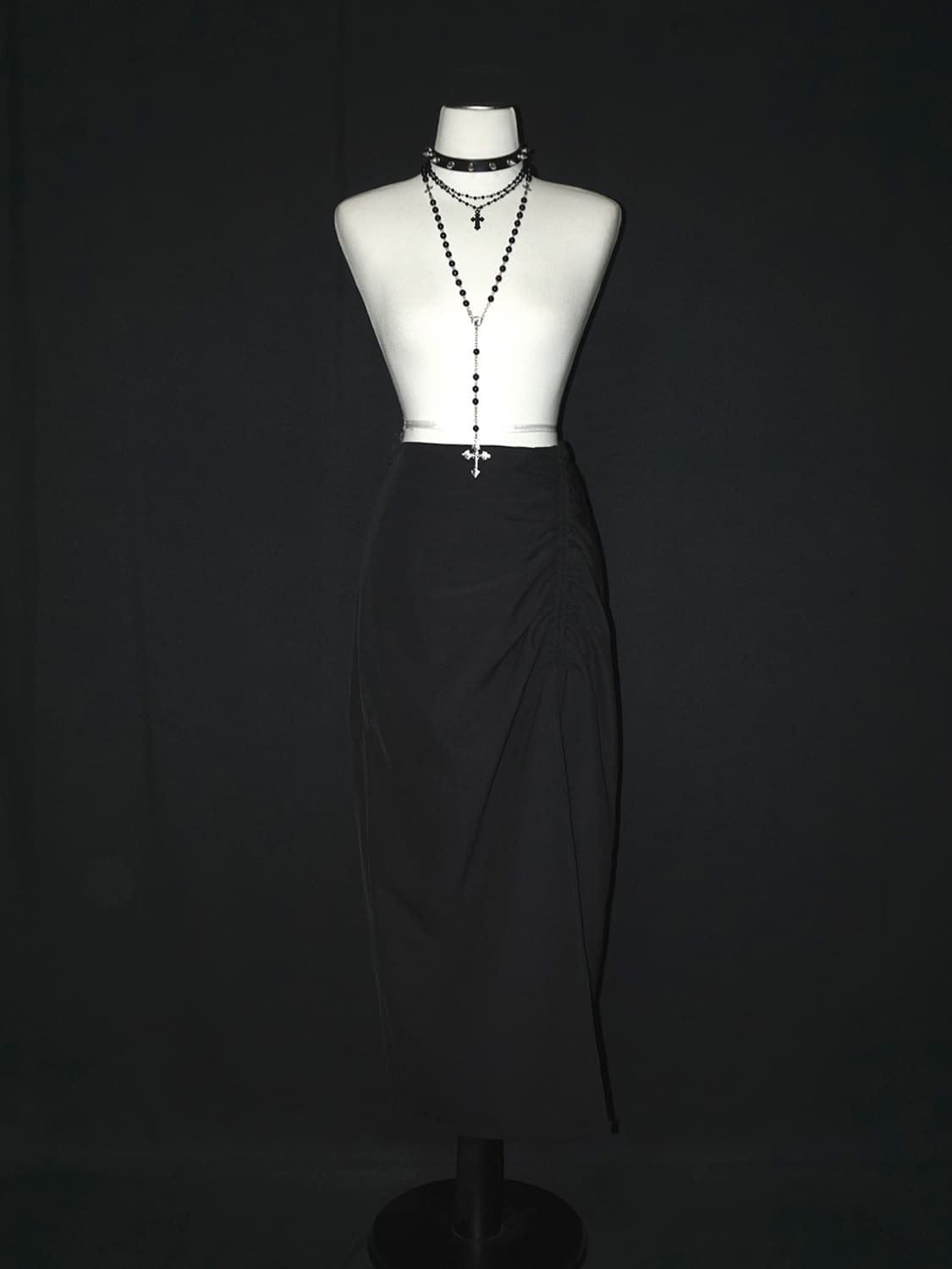 side shirring china skirt  상품이미지1