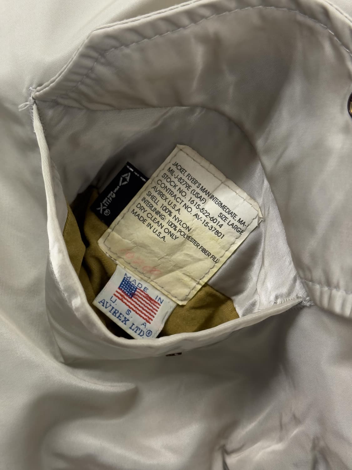 90s 아비렉스 USA MA-1 상품이미지6