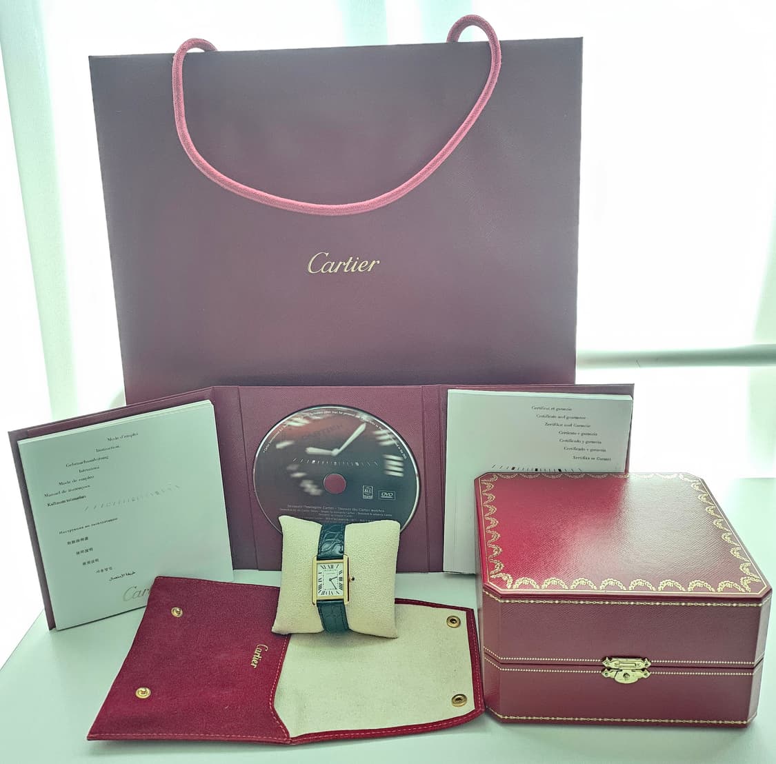 까르띠에 탱크솔로 옐로우골드 스몰 상품이미지10