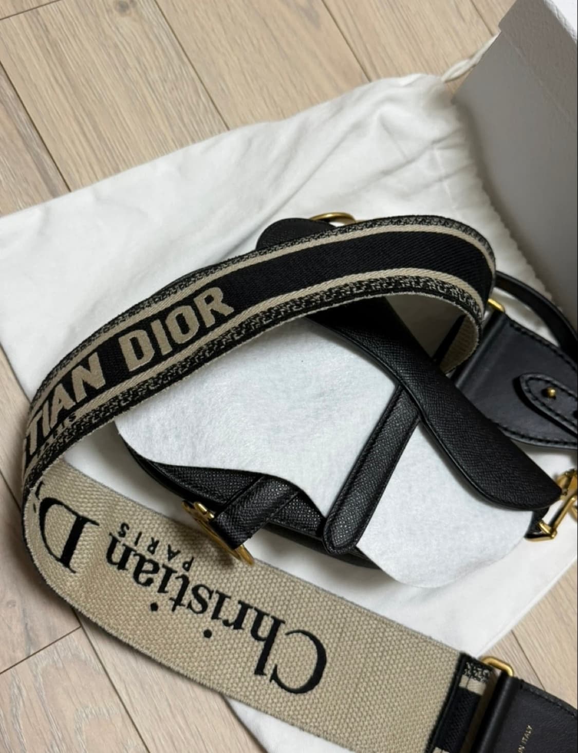 크리스찬 디올 새들백 스트랩+백 상품이미지4