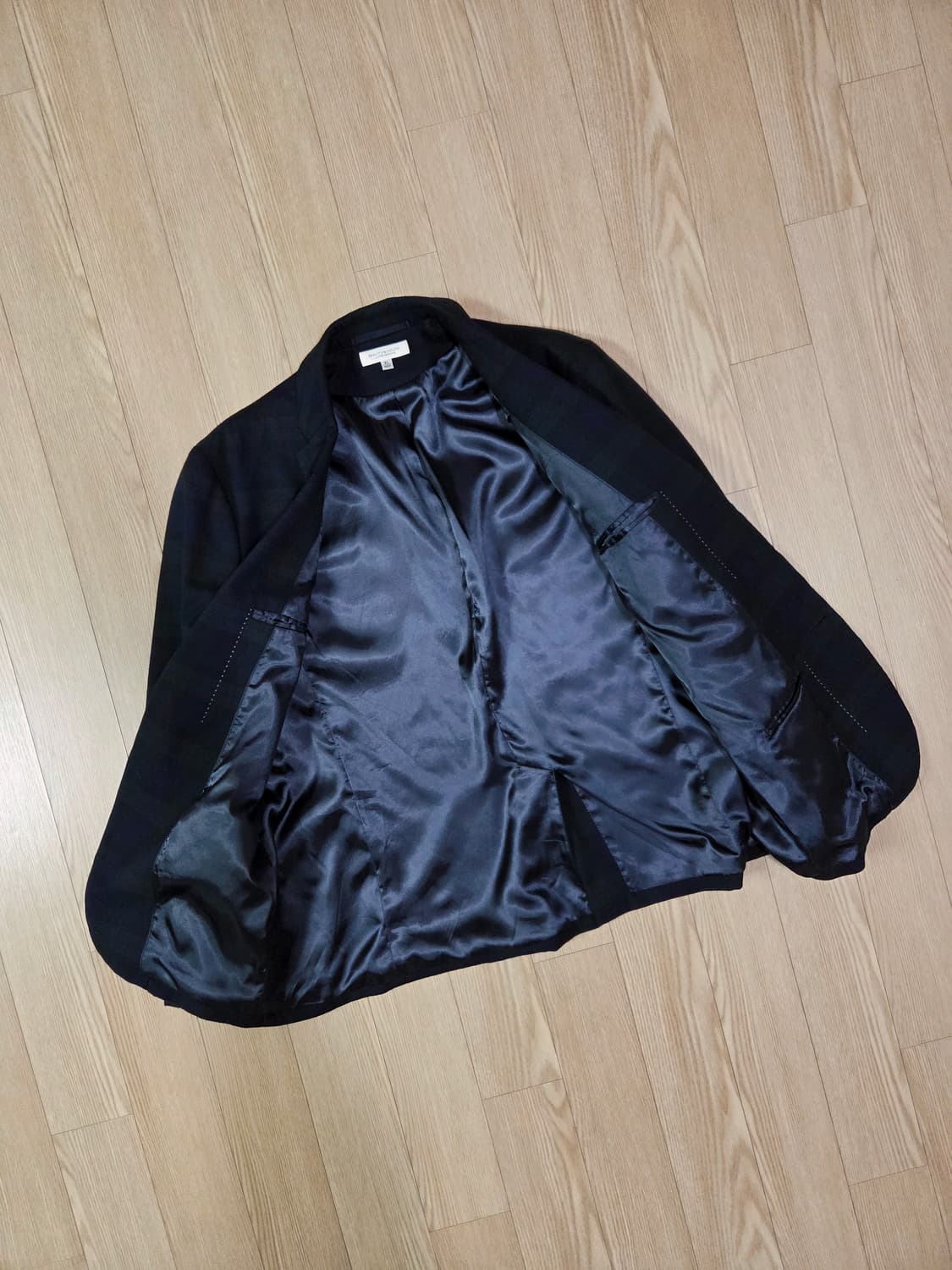 뷰티앤유스 블랙와치 울 블랜딩 블레이져 재킷 상품이미지6