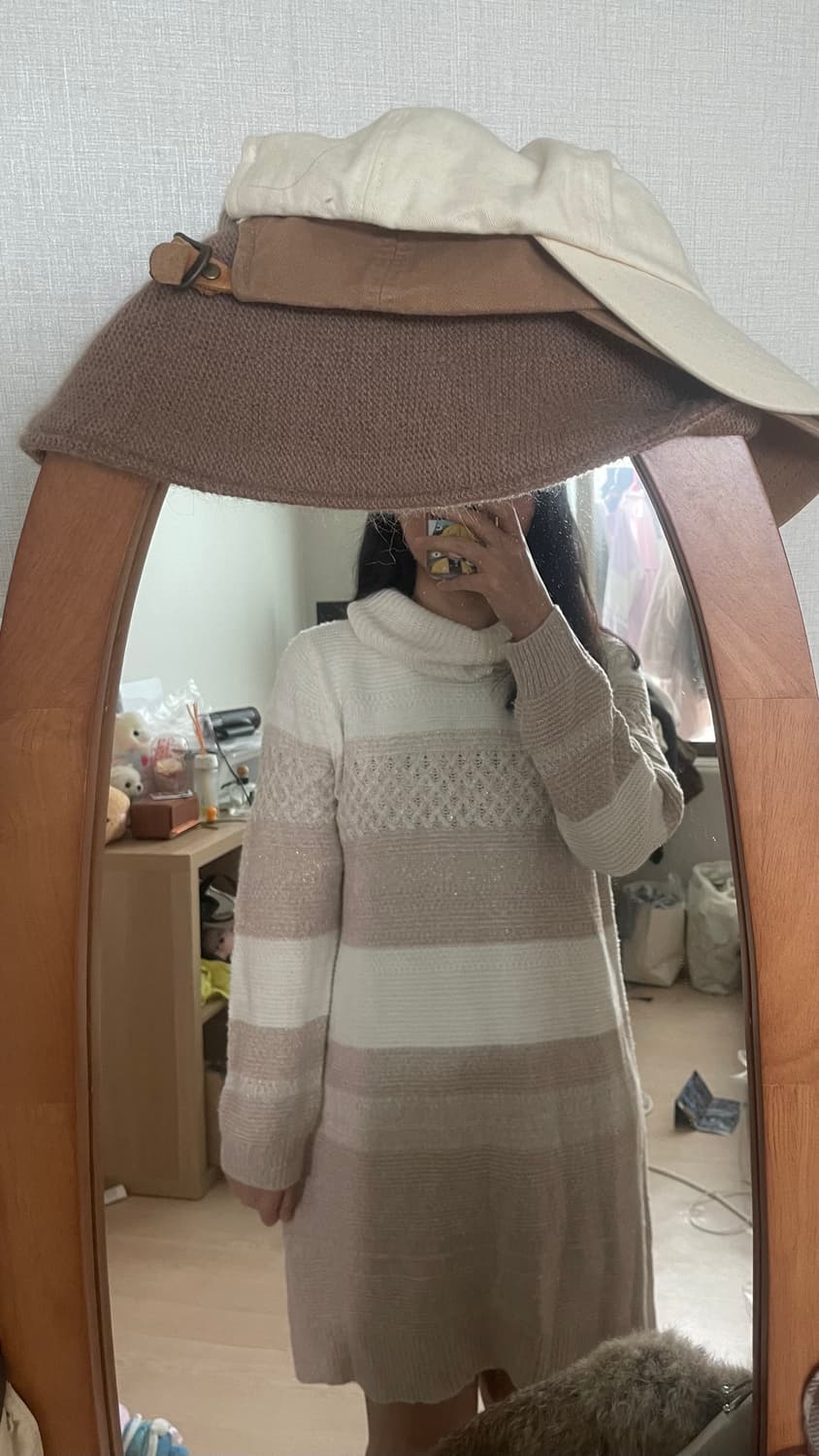 빈티지 갸루깔 야노 니트 원피스💗🤍✨ 상품이미지2