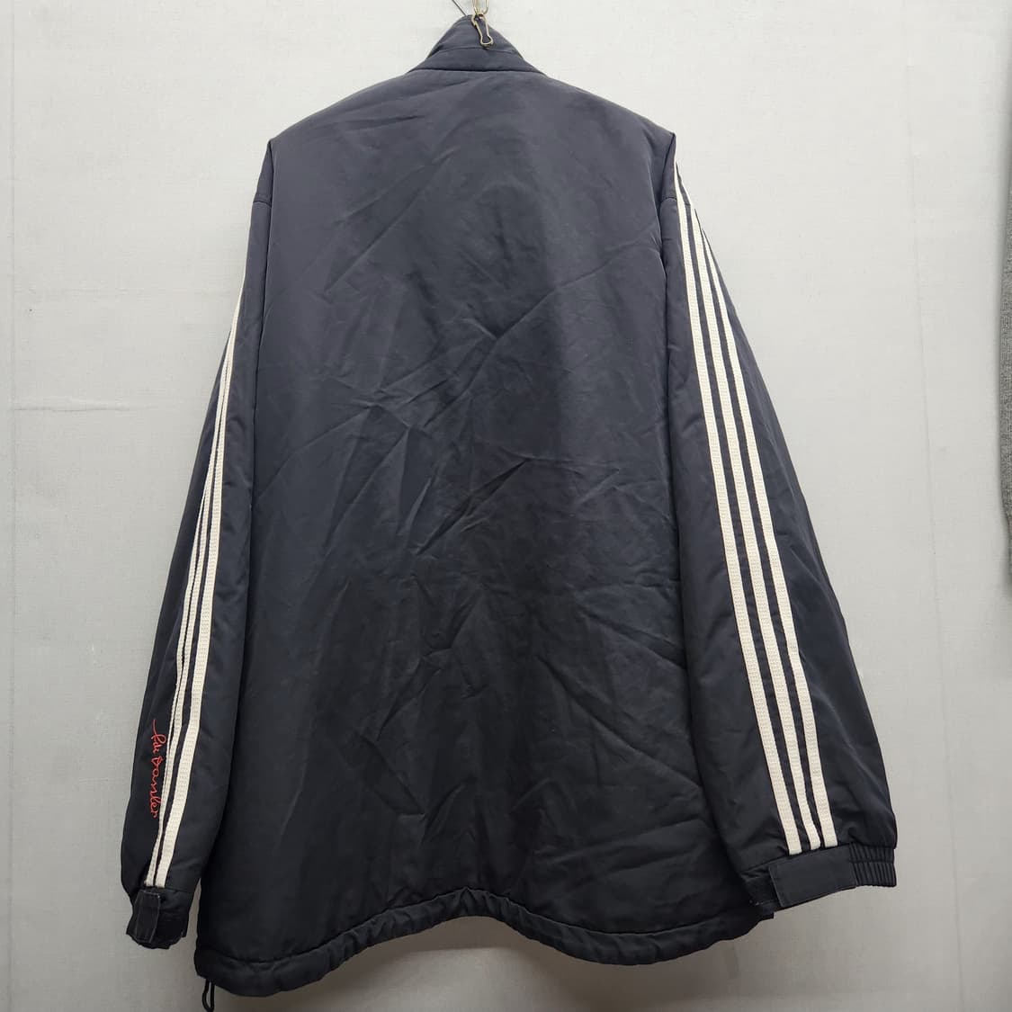 올드스쿨 아디다스 삼선 누빔 스트링 점퍼 105(2XL) 상품이미지5