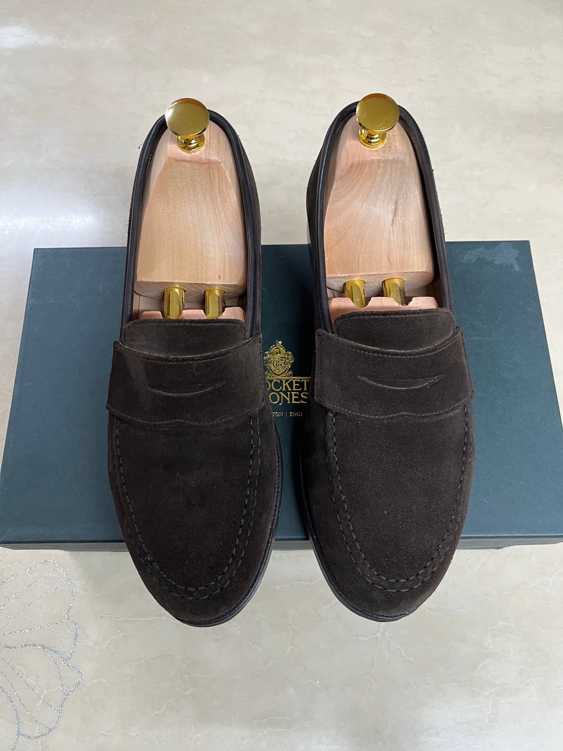 크로켓앤존스 보스턴 스웨이드 다크브라운 6E 상품이미지1