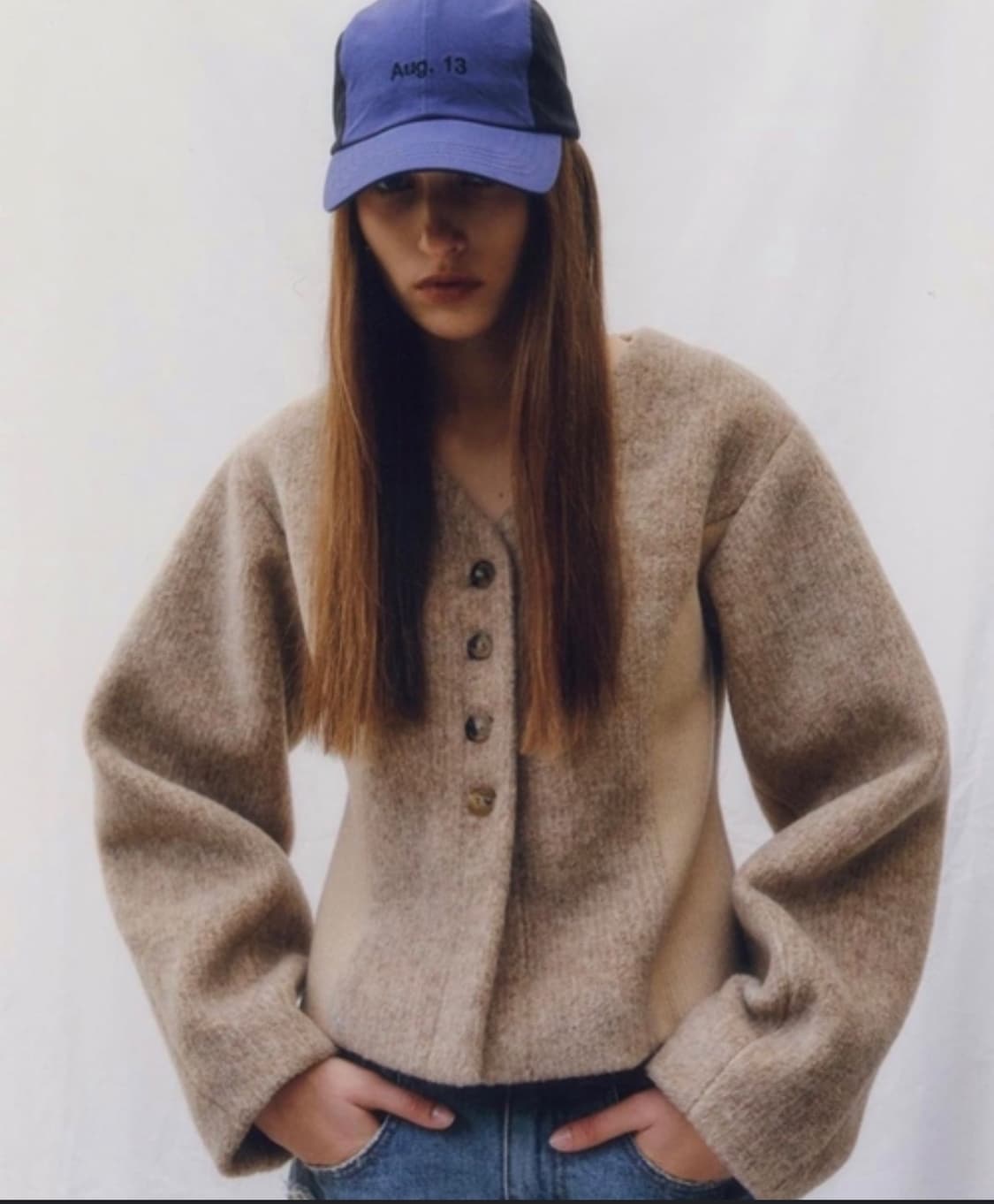 마뗑킴 볼륨 자켓 가디건 상품이미지1