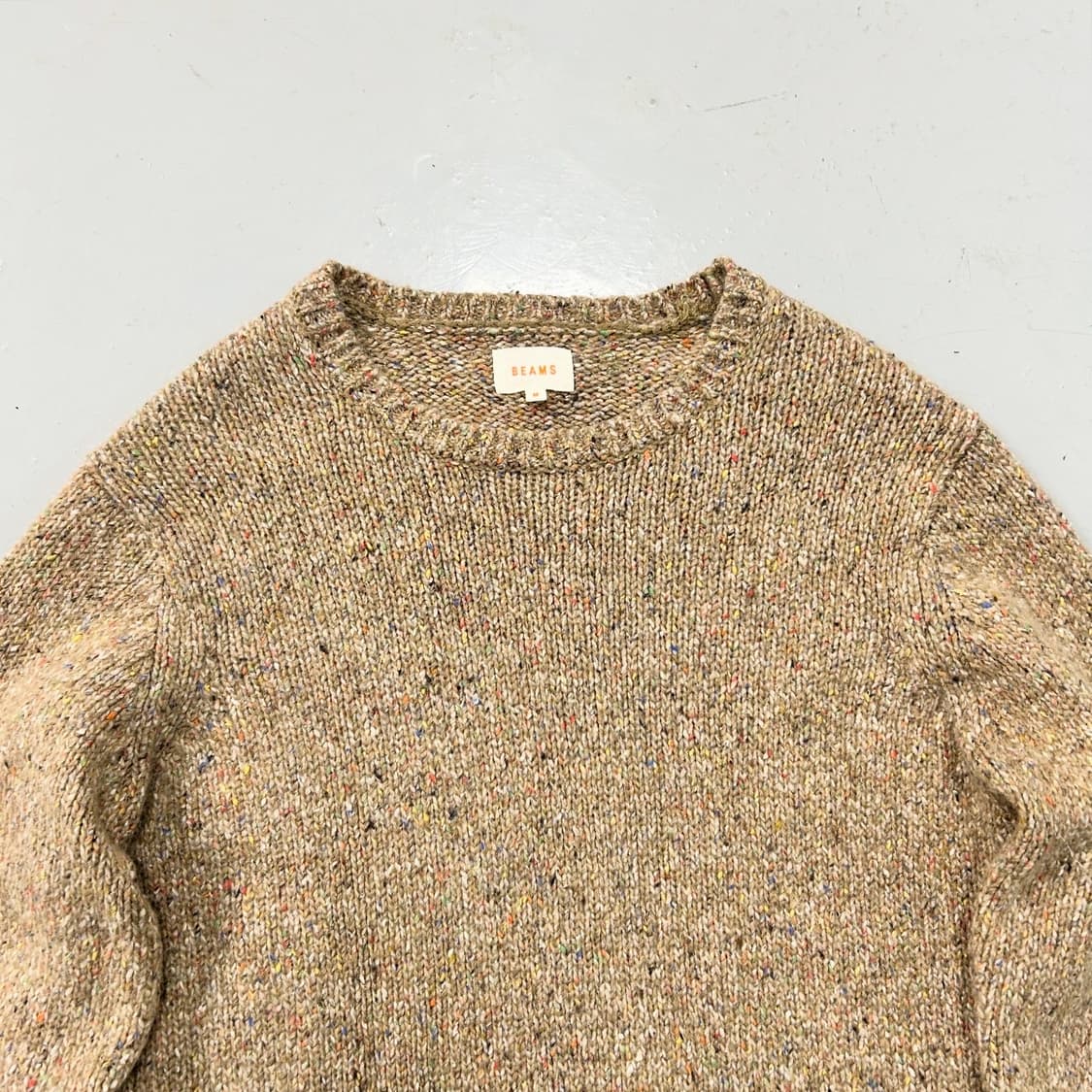 빔즈 오트밀 울 크루넥 상품이미지2