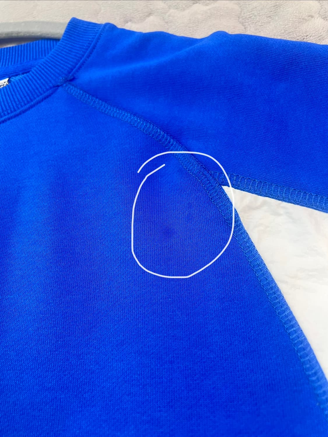 새상품/ Yale 예일 맨투맨 로얄블루 S사이즈 상품이미지6