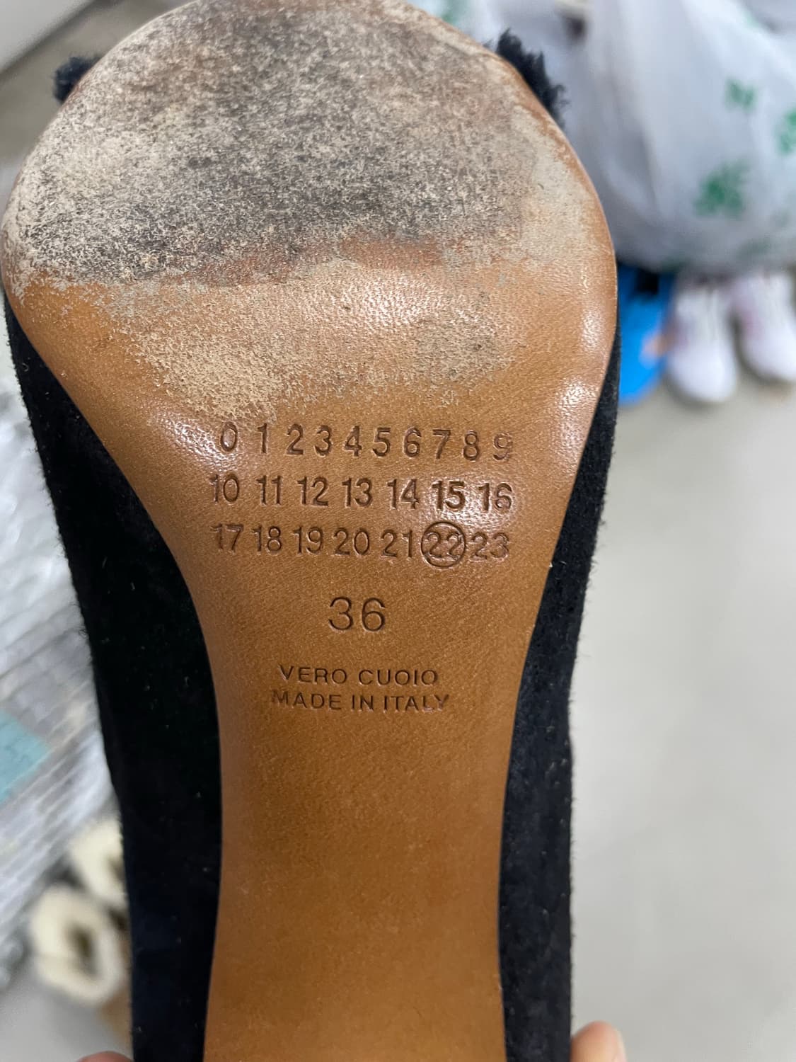 메종 마르지엘라 블랙 쉐어링 앵클 부츠 36 (gr-4713) 상품이미지10