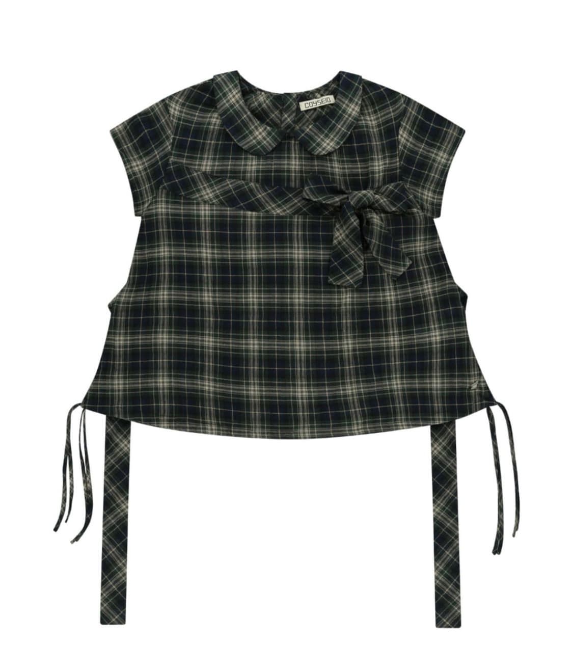 코이세이오) 보우 블라우스 체크  상품이미지1
