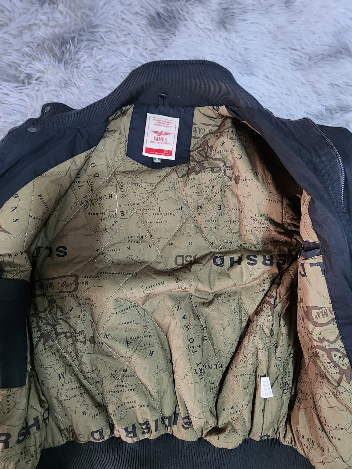 CAMP.5 마린 항공 점퍼 블랙 상품이미지4