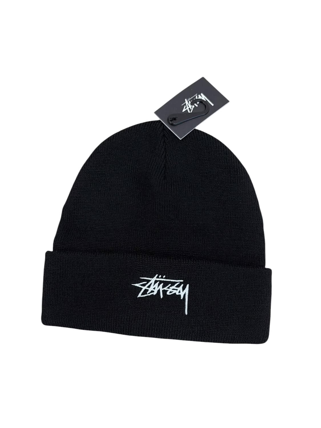 Stussy 스투시 스탁 커프 비니 블랙 새상품 상품이미지1
