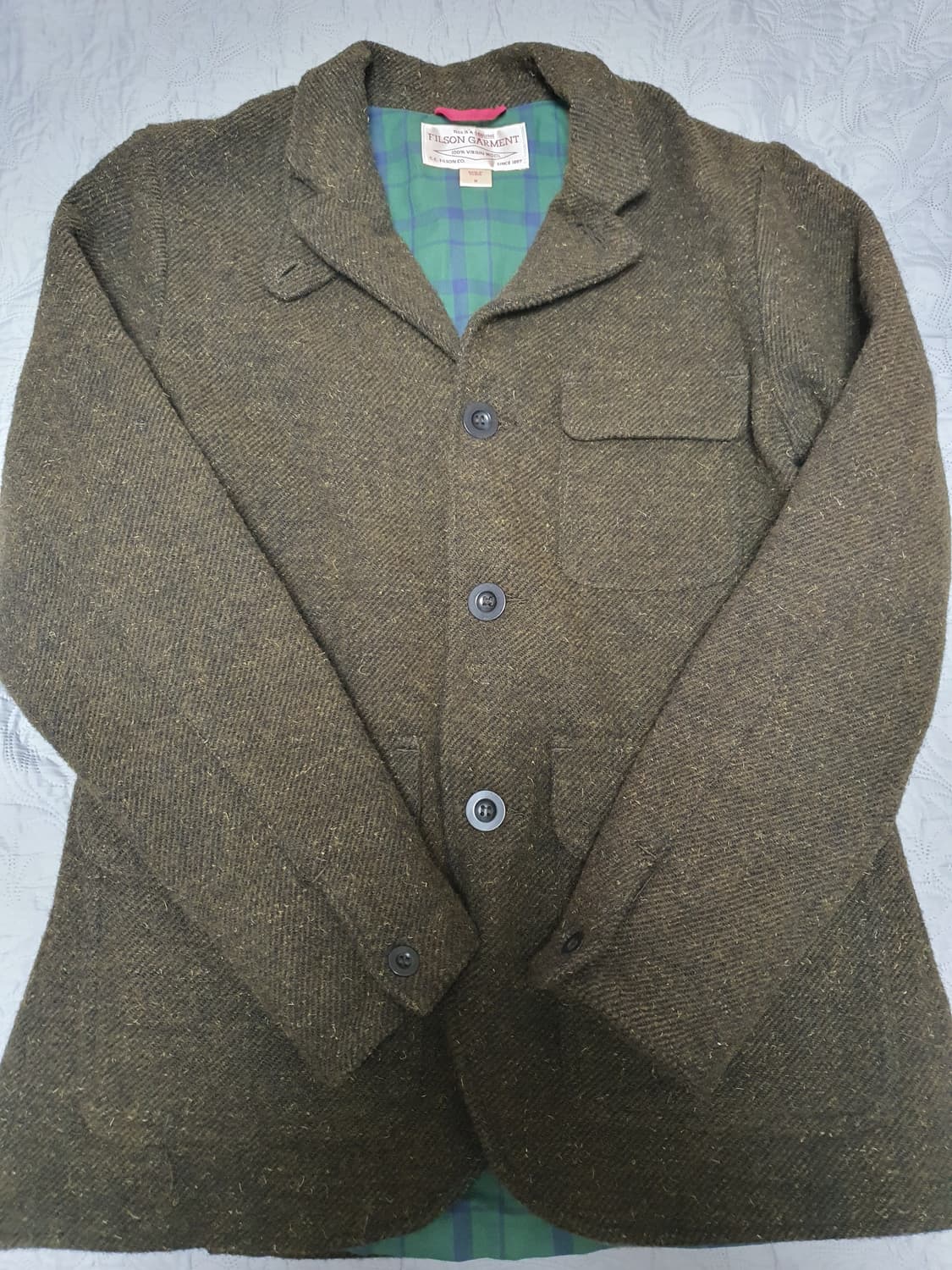 Filson 필슨 울 트위드 해킹 스포츠 자켓 M 상품이미지3