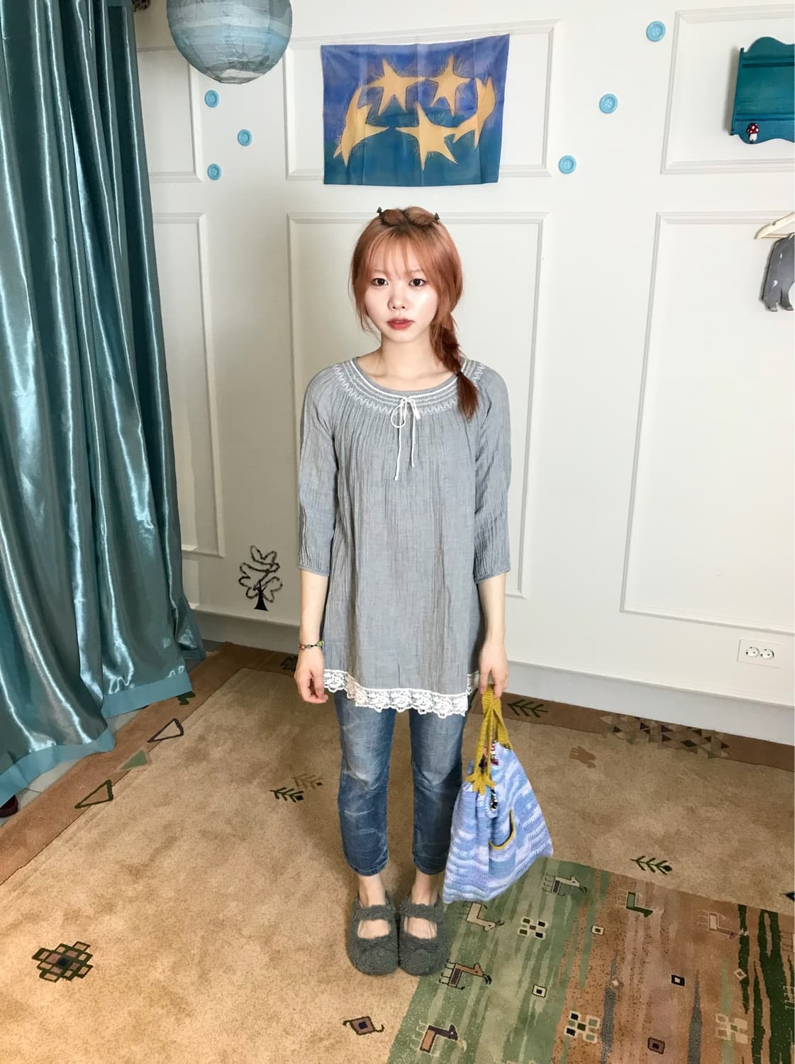 편안하면서도  러블리한 모리걸 무드••🍃🩶 상품이미지5