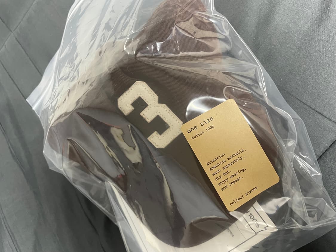 컬렉트피시스 5패널 3캡 브라운 새상품 상품이미지1