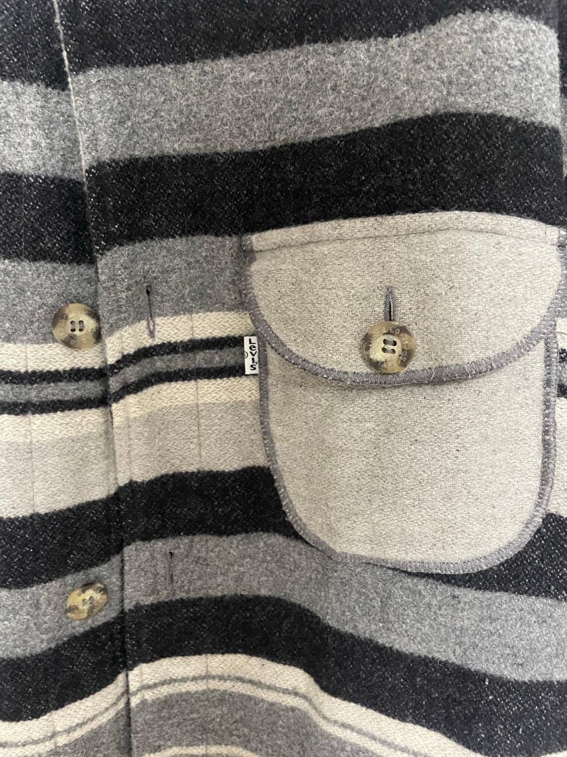 90's 리바이스 울 블랭킷 자켓 상품이미지4