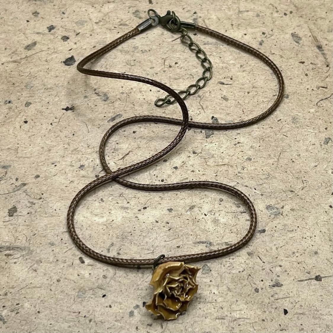 노란 장미 목걸이 상품이미지2