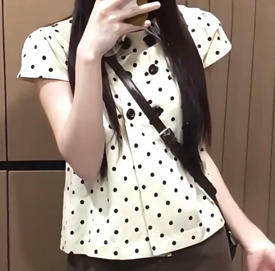 에이블리 도트 카라 블라우스 상품이미지2