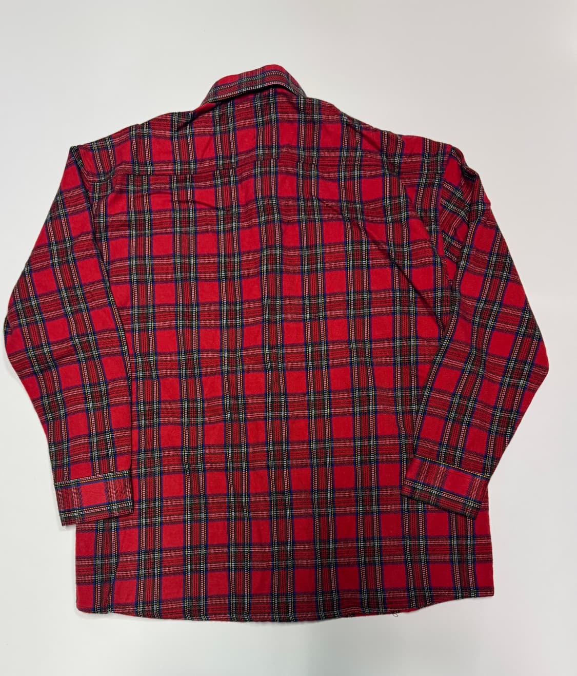 맥코이 빈티지 프란넬 웨스턴 체크 셔츠 XL 상품이미지2