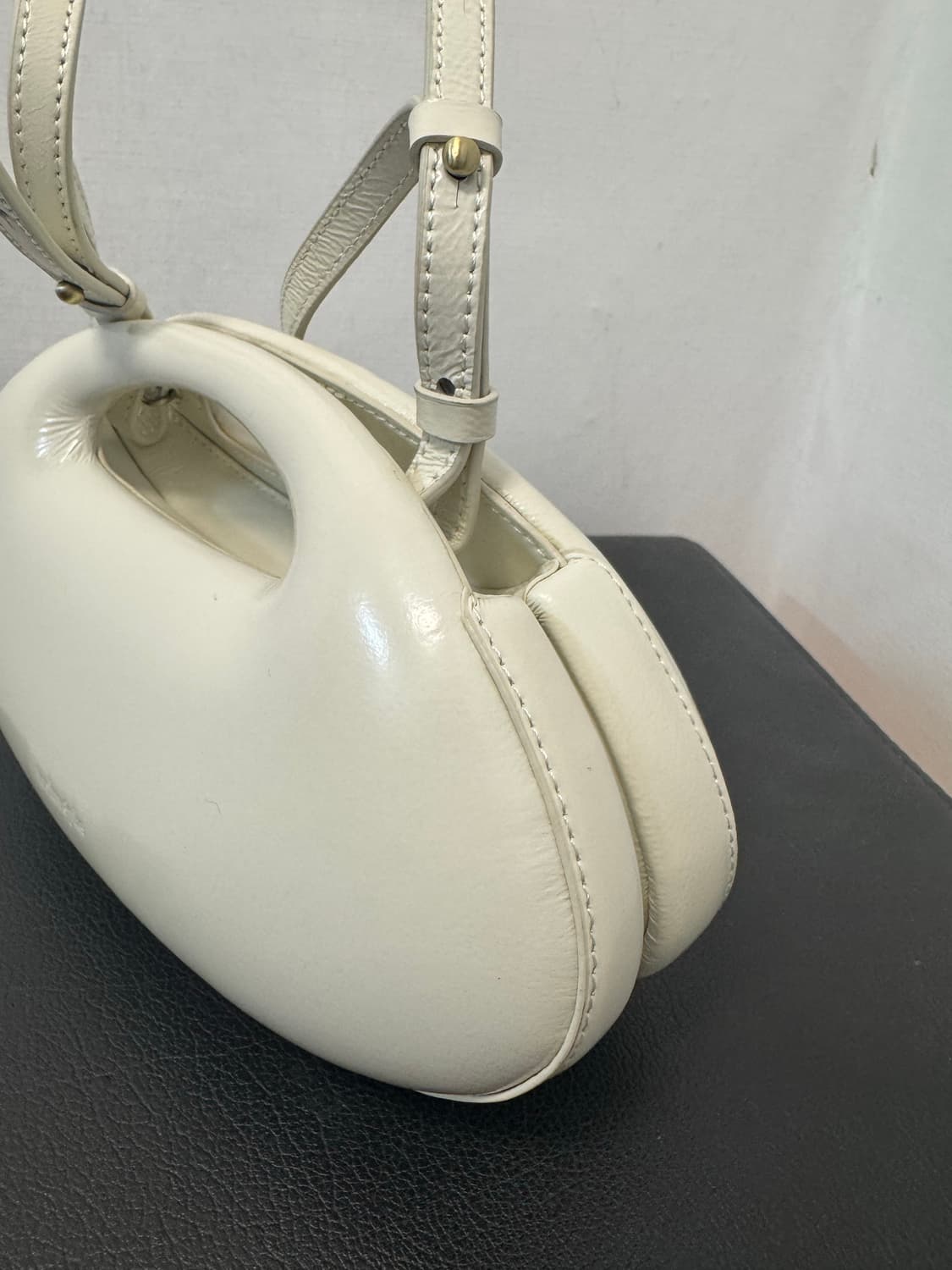 아카이브앱크 하프 베이글 아이보리 숄더 토트백 가방 상품이미지4