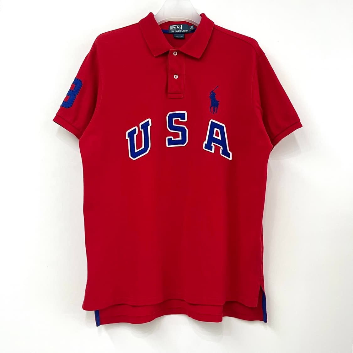 폴로 랄프로렌 빅포니 USA 럭비 카라 반팔 티셔츠 105 상품이미지2