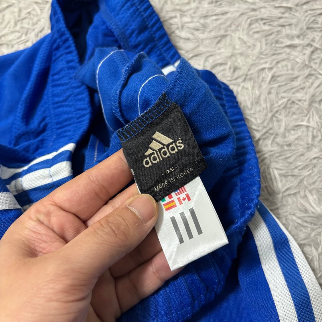 아디다스 파랑 삼선 트랙팬츠 상품이미지4