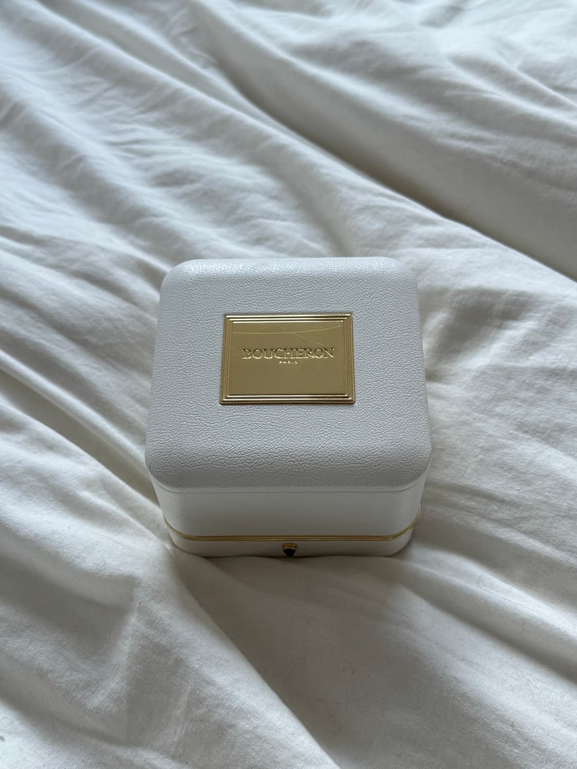 부쉐론 클루 드 파리 핑크 골드 미니 웨딩 밴드 상품이미지3