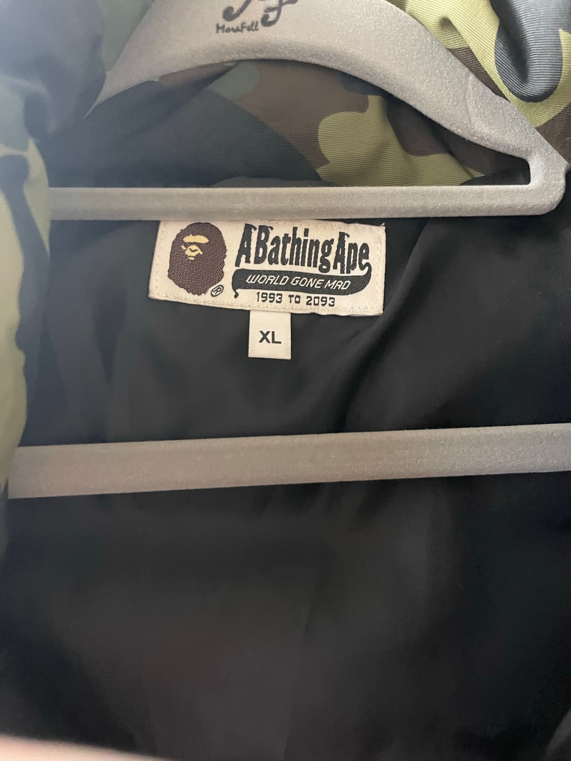 베이프 카모 패딩 점퍼 (XL) 상품이미지3