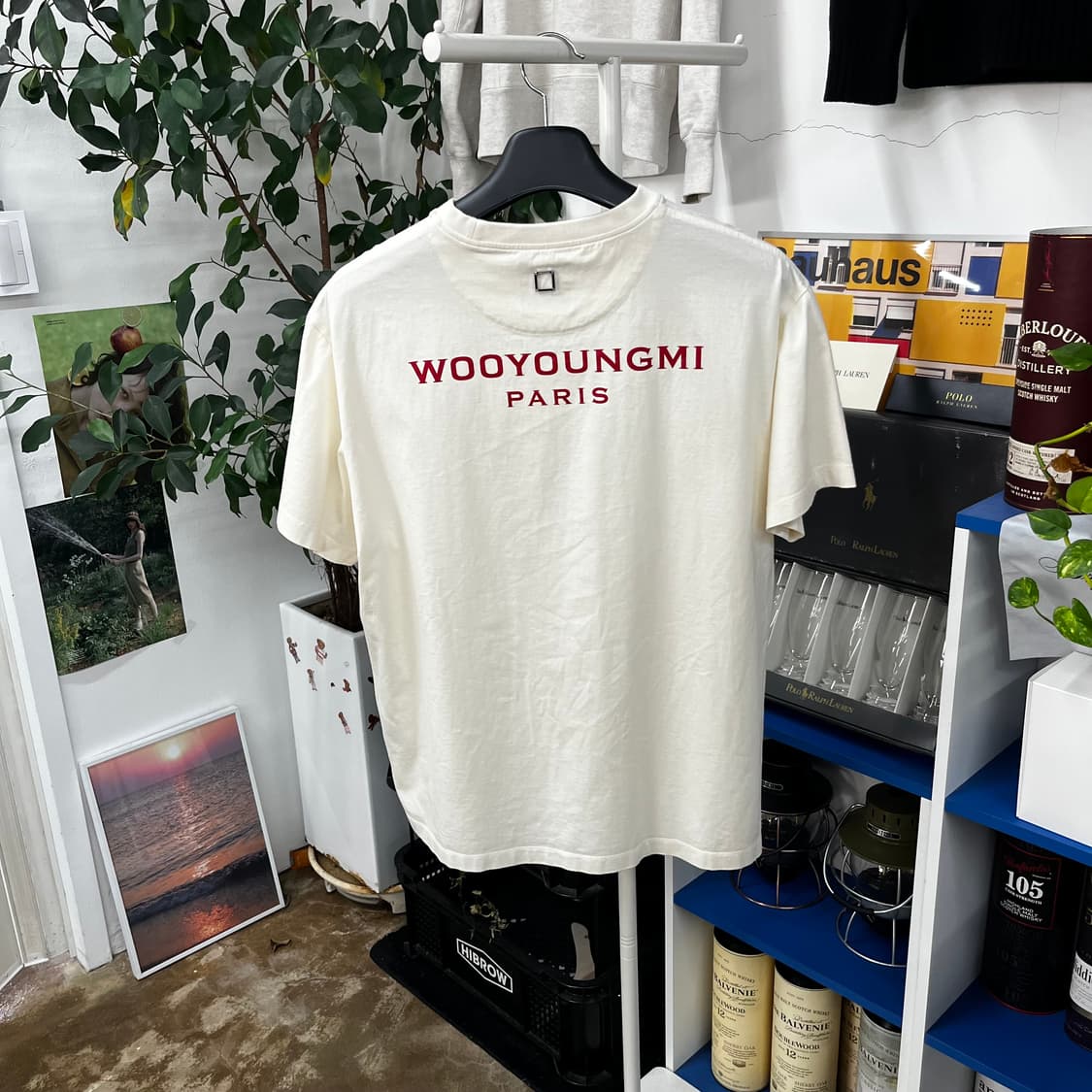 우영미 백로고 반팔 티셔츠 50 상품이미지1