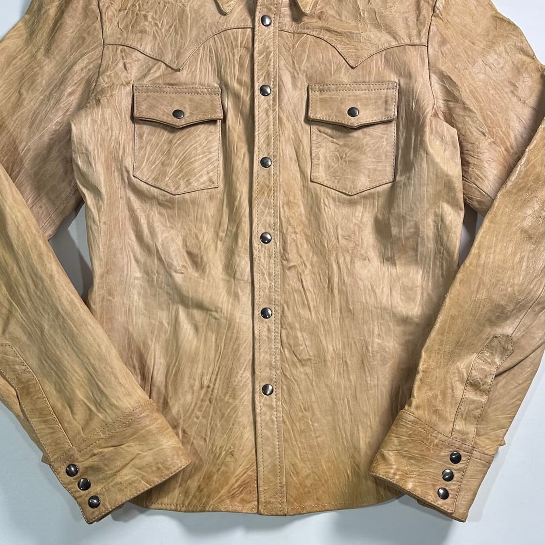 돌체 앤 가바나 양가죽 웨스턴 셔츠  상품이미지3