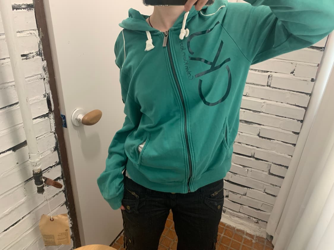Ck jeans mint hood zip-up 상품이미지9