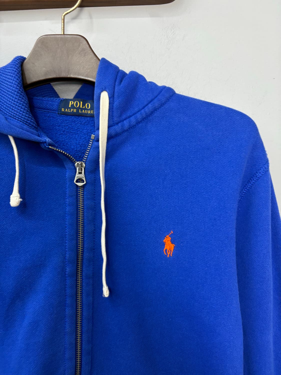 폴로랄프로렌 포니로고 블루 후드집업 A2733 상품이미지3