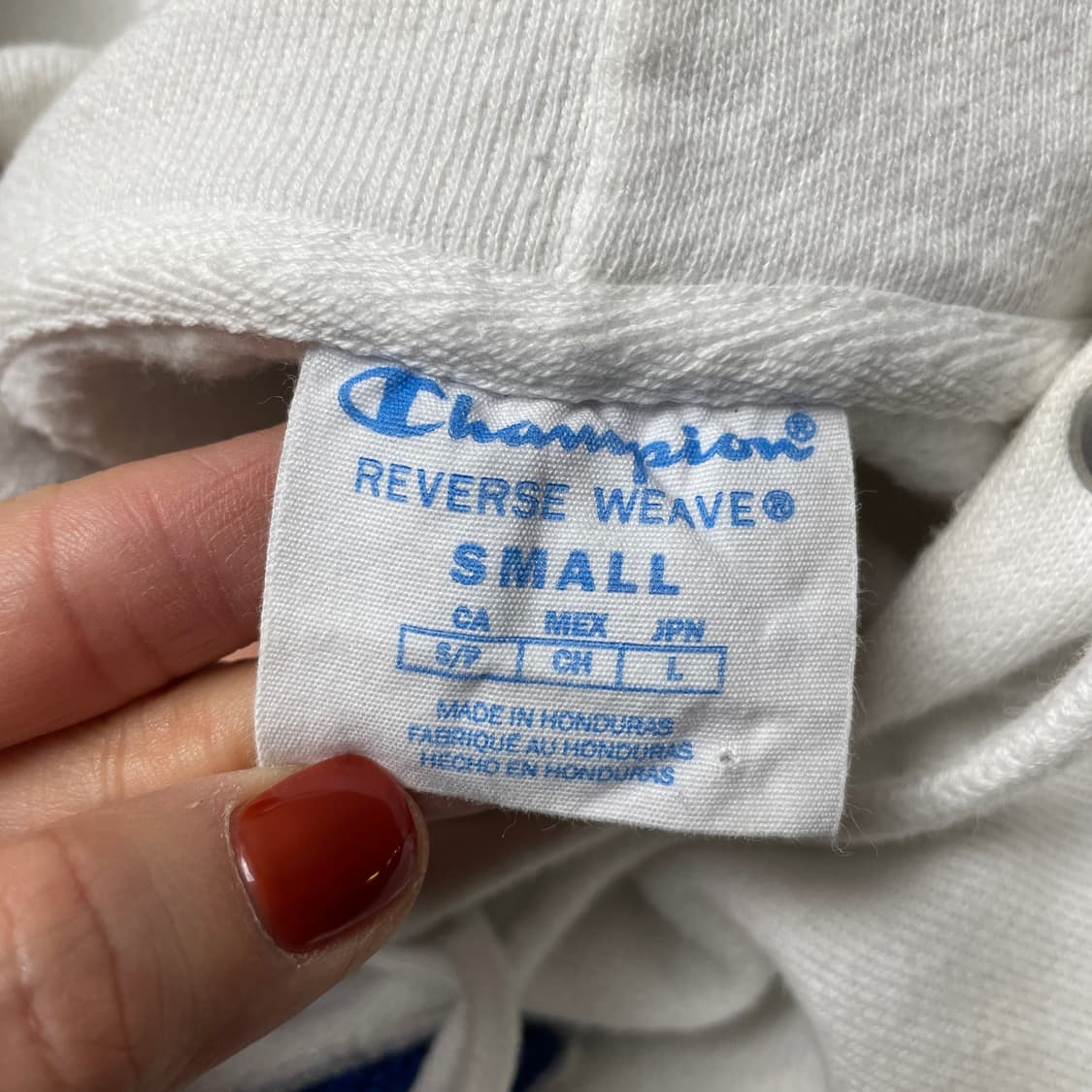 CHAMPION 챔피온 리버스위브 아이보리 후드티 A00370 상품이미지8