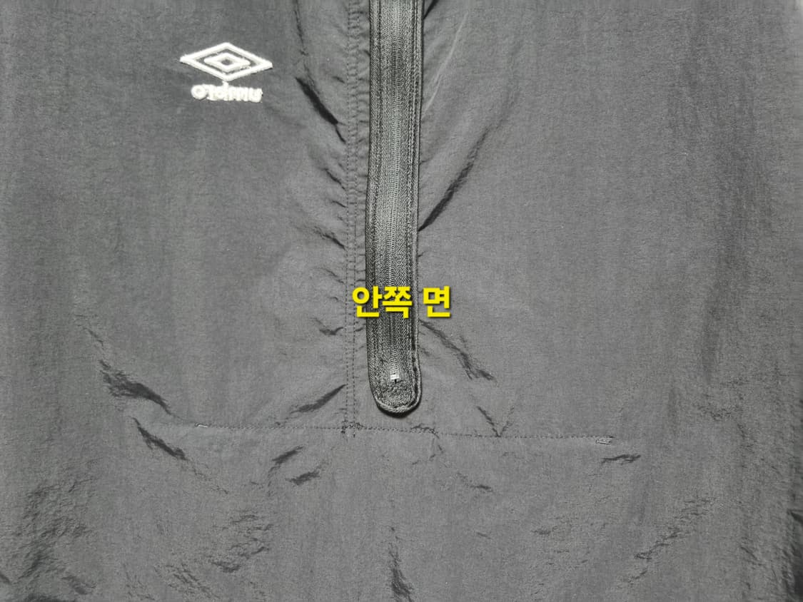 남성 엄브로 우븐 반팔 아노락 바람막이 블랙 검정 트레이닝복 상품이미지10
