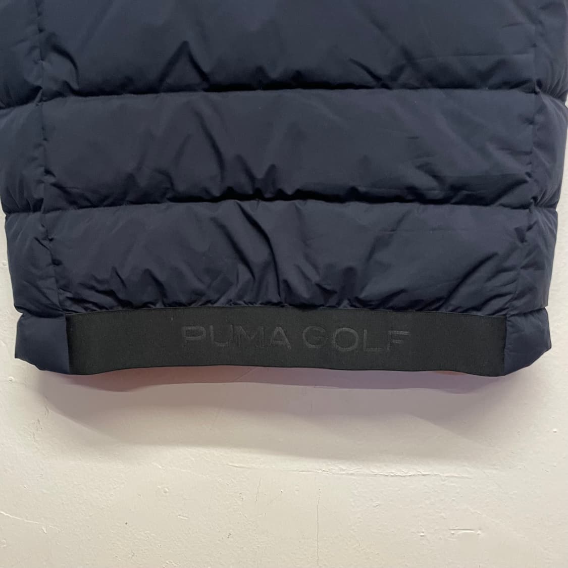 푸마 골프 구스다운 네이비 패딩 베스트 상품이미지5